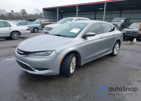 2015 Chrysler 200 Limited z USA, uszkodzony, nr VIN 1C3CCCAB0FN714295